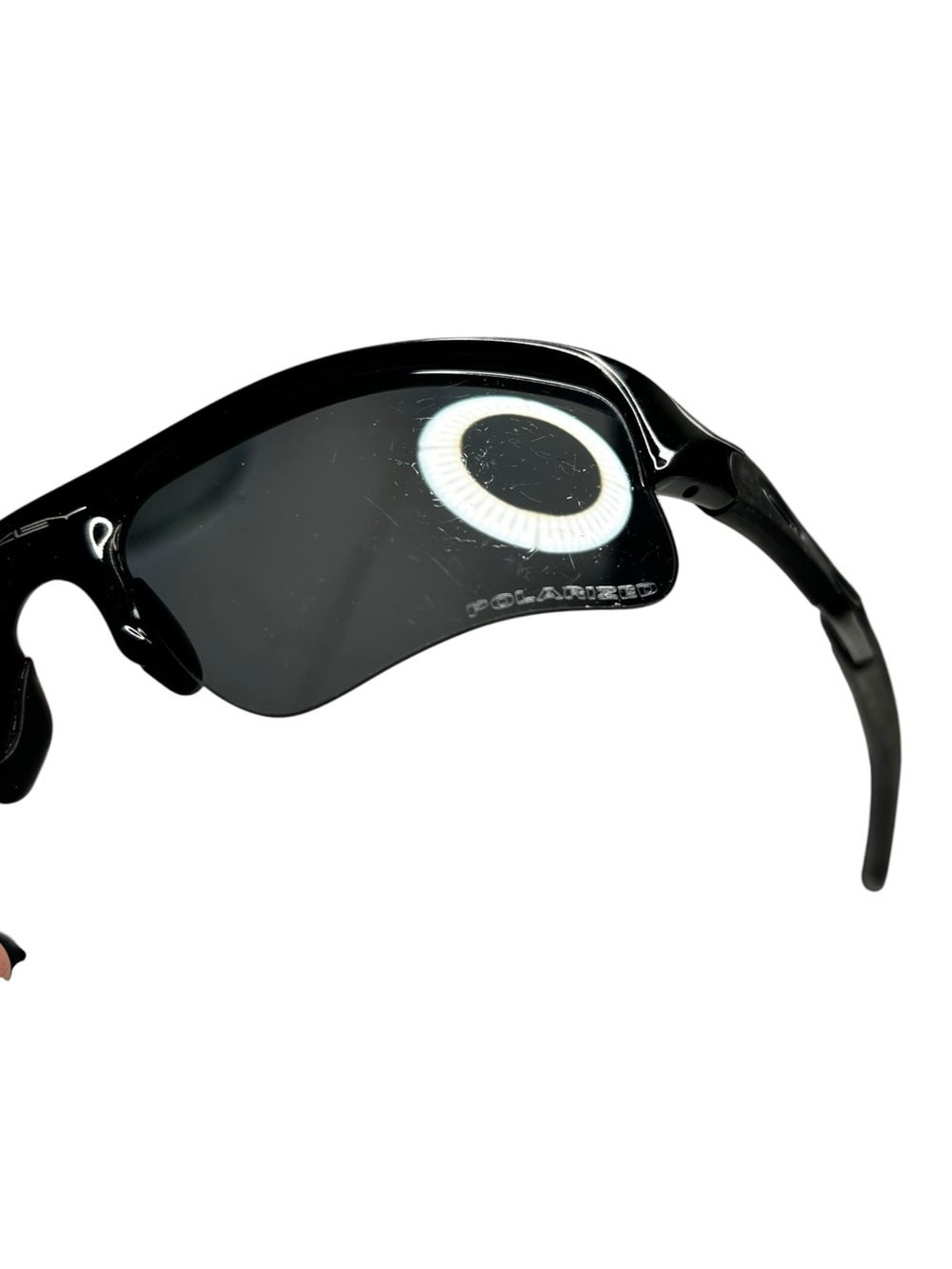 Oakley Flak Jacket XLJ 1.0 Sunglasses Black 12-903 63-14 Vintage Sport Wrap - Picture 12 of 12